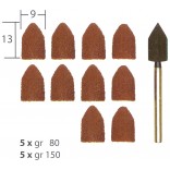 MINI LIXAS CÓNICAS COM FLANGE