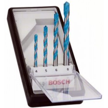 CONJUNTO 4 BROCAS BOSCH ROBUSTLINE PARA PEDRA