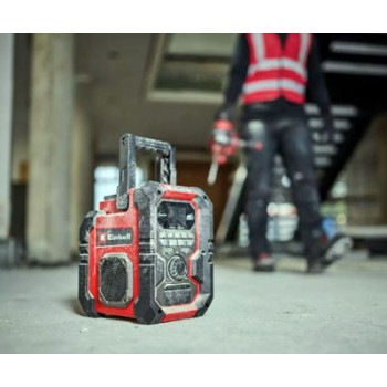 RÁDIO D'OBRAS EINHELL A BATERIA (NÃO INCLUÍDA)
