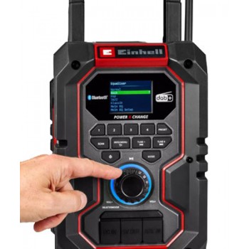 RÁDIO D'OBRAS EINHELL A BATERIA (NÃO INCLUÍDA)