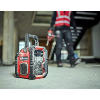 RÁDIO D'OBRAS EINHELL A BATERIA (NÃO INCLUÍDA)