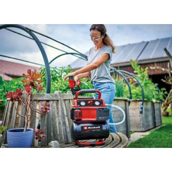 COMPRESSOR  EINHELL COM DEPÓSITO A BATERIA (NÃO INCLUÍDA)
