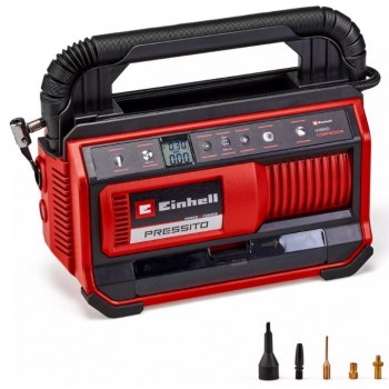 COMPRESSOR EINHELL HYBRID CORRENTE E BATERIA (NÃO INCLUÍDA)