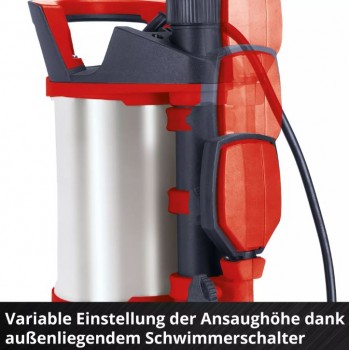 BOMBA SUBMERSÍVEL EINHELL PARA ÁGUAS SUJAS