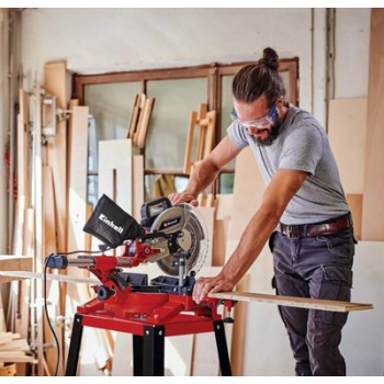 SERRA MEIA ESQUADRIA EINHELL TELESCÓPICA COM BANCADA
