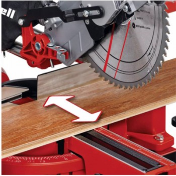 SERRA MEIA ESQUADRIA EINHELL TELESCÓPICA COM BANCADA