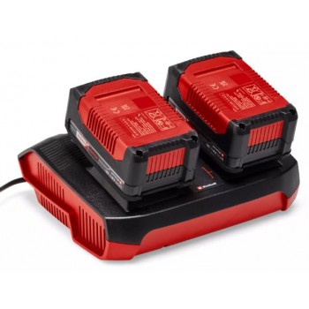 CARREGADOR DUPLO EINHELL + DUAS BATERIAS 4Ah - STARTER KIT