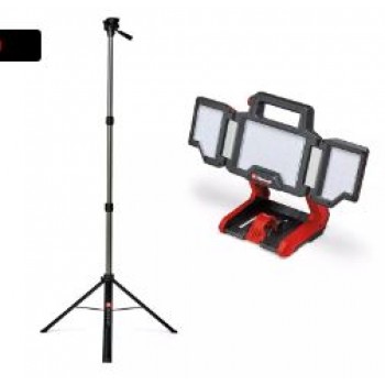 FOCO LED TRIPLO EINHELL PROFISSIONAL A BATERIA