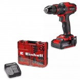 BERBEQUIM EINHELL PERCUSSÃO APARAFUSADOR KIT COM CARREGADOR E BATERIA E FERRAMENTAS