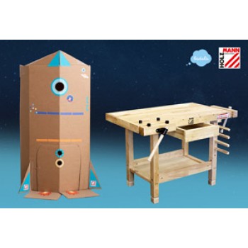 BANCO DE CARPINTEIRO MINI HOLZMANN PARA CRIANÇAS