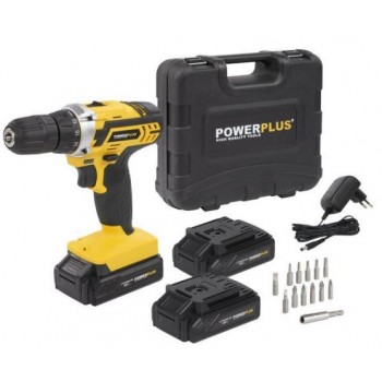 BERBEQUIM APARAFUSADOR POWERPLUS A BATERIA INCLUI 3