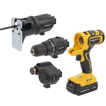 BERBEQUIM POWERPLUS MULTICABEÇAS 5 EM 1