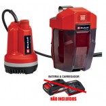 BOMBA SUBMERSÍVEL ÁGUAS LIMPAS SEM FIO EINHELL POWERXCHANGE A BATERIA