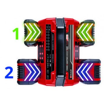 CARREGADOR BATERIAS 18 VOLTS QUATTRO CHARGER EINHELL POWERXCHANGE