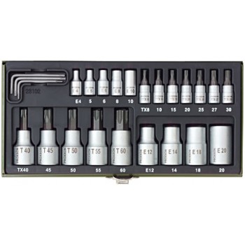 CHAVES DE CAIXA TORX PROXXON CONJUNTO 24 PEÇAS